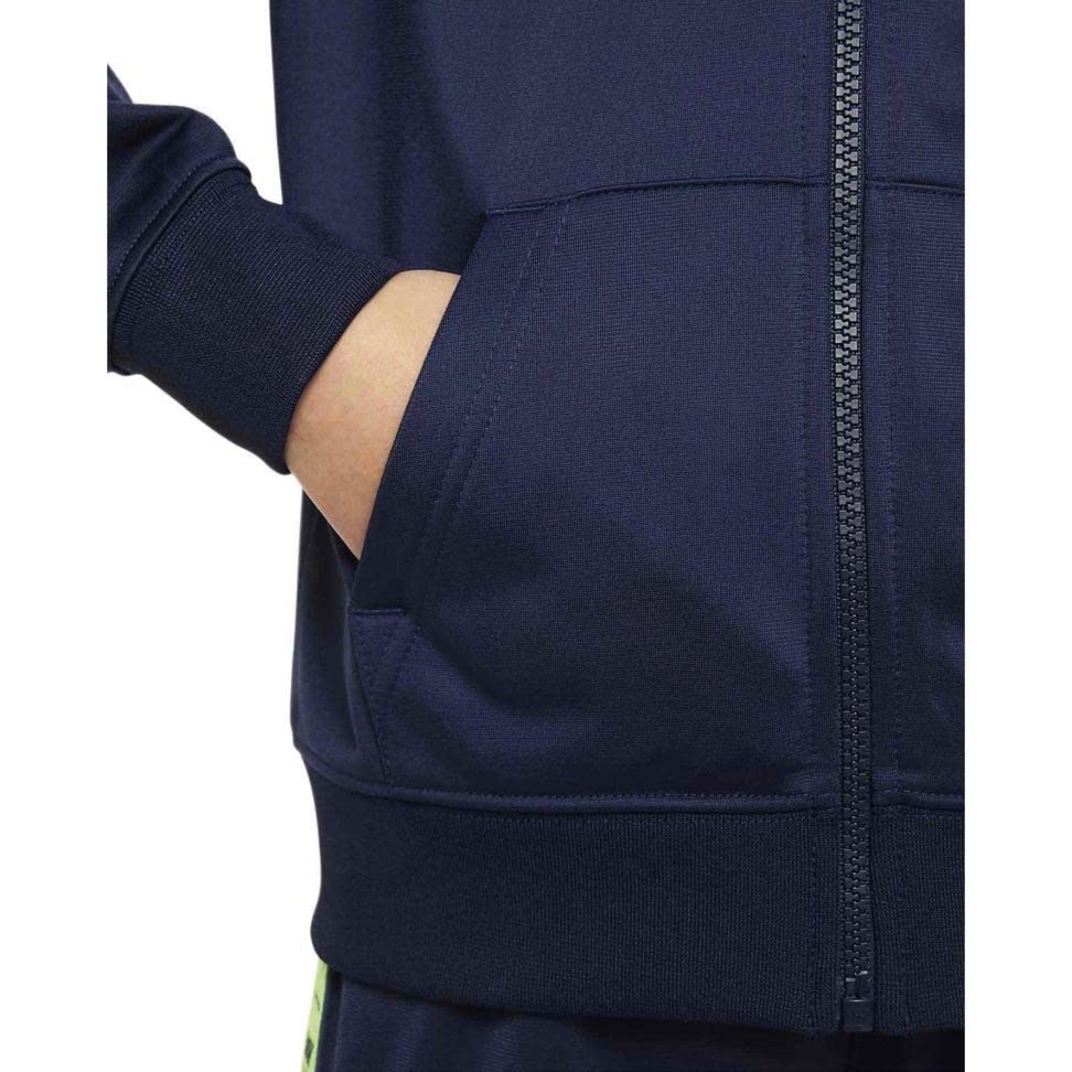 Nike Little Boys Futura Taping Full Zip Tricot Jacket & Pants 2 Piece Set (N(86K083-U90P/V, 7 Years)4