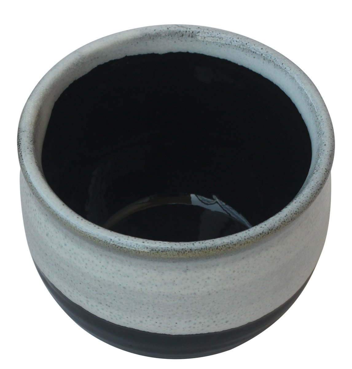 AB HandicraftsDEAL OF THE DAY - Blue Black Pottery Shaving Bowl for Men/Bowl For Shave And Cream/Portable Shaving Bowl Mug/Made in India, Beautiful Gift for Men