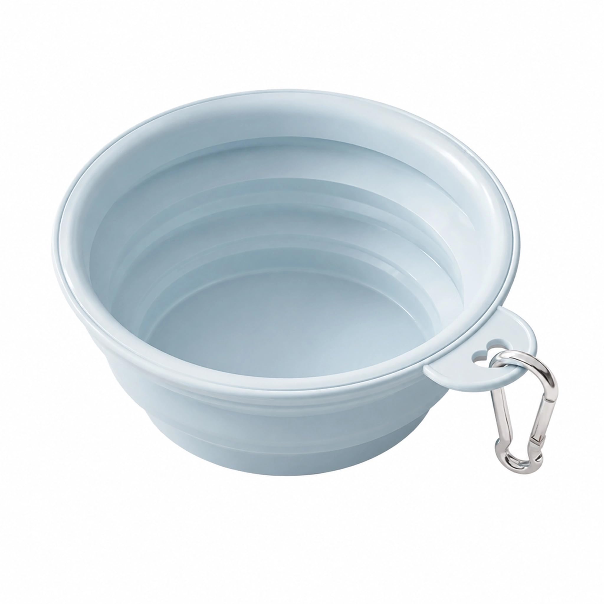 Jenck Collapsible Silicone Dog Cat Bowl, Portable Pet Water Food Bowl for Travel Camping Hiking, Yellow