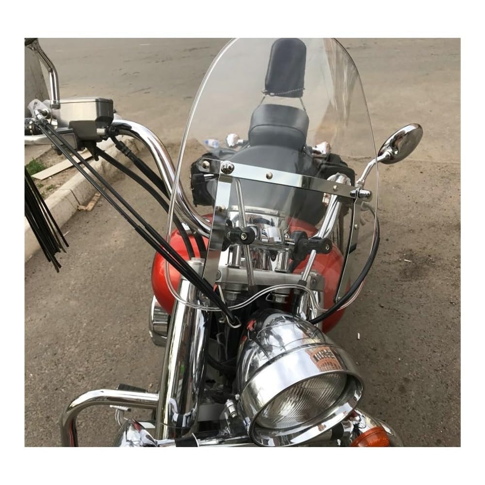 Motocykl Spoiler Deflektor Przednia szyba Dla VT1300 VT1800 VT 1300 1800 SC C1 CX CXA 7/8" Lub 1" uchwyty kierownicy ekran przednia