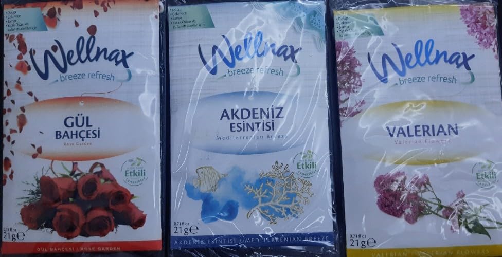 Dolap ve Oda Kokusu; 3'lü Paket, Gül Kokulu