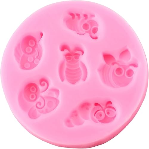 Miniatura 35 de Molde de silicona de abejorros para fondant de abeja, molde de abejas para decoración de pasteles de azúcar, decoración de cupcakes, pasta de goma