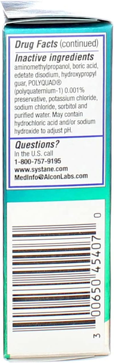 Systane Gel Drops Lubricant Eye Gel, Anytime Protection, 10mL Each (Pack of 4)