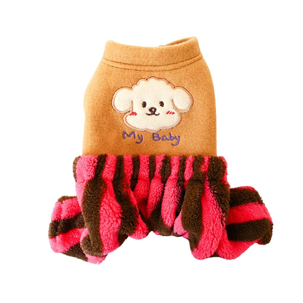 Manteau sweat pour chien frileux contre le froid avec capuche et jambes bouffantes