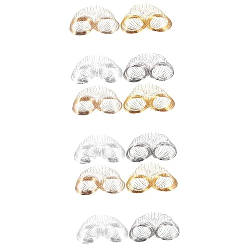EXCEART 12 Pcs Memory Wire Handmade Accessories Bracelet Ring Hand Chain Bracelet Ring Jewelry Jewlery Making Wire Jewelry Wire DIY Wire Metal Wire