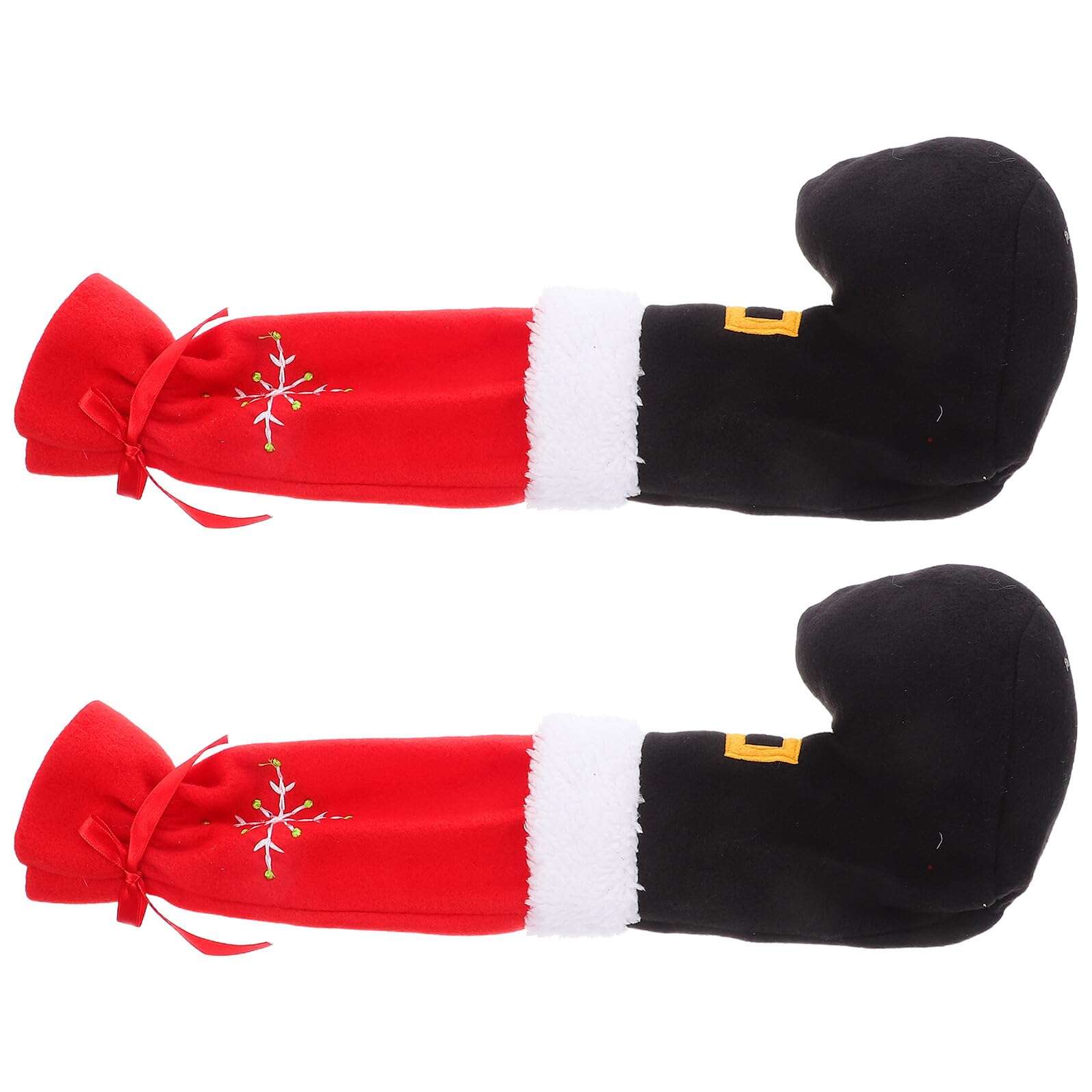 Fundas antideslizantes para patas de sillas de cocina y protectores de muebles navideños