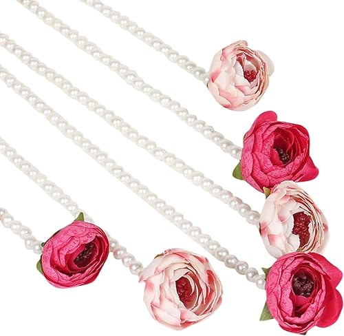 Miniatura 6 de Kalakriti Diwali - Colgantes de puerta para decoración de boda, colgantes de pared florales con perlas, artículos de decoración de habitación Pooja,