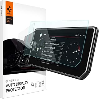 Spigen Tempered Glass Screen Protector [GlasTR Slim] designed for GMC Sierra (2023) 13.4" Dashboard Touchscreen - Matte/Anti Finger Print