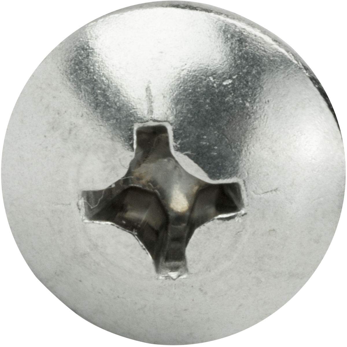 Viti Testa Tonda A Croce 10-32 X 2 Pollici – Acciaio Inox 18-8 – Confezione Da 50 Pezzi