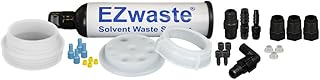 EZwaste HPLC Solvent Waste System, Cap-Only Assembly w/Drum Bung Adapter, 70mm (S70) VersaCap w/Four (4X) Ports for 1/8 Inch O.D. Tubing; Three (3X) Ports for 1/4 Inch O.D. Tubing