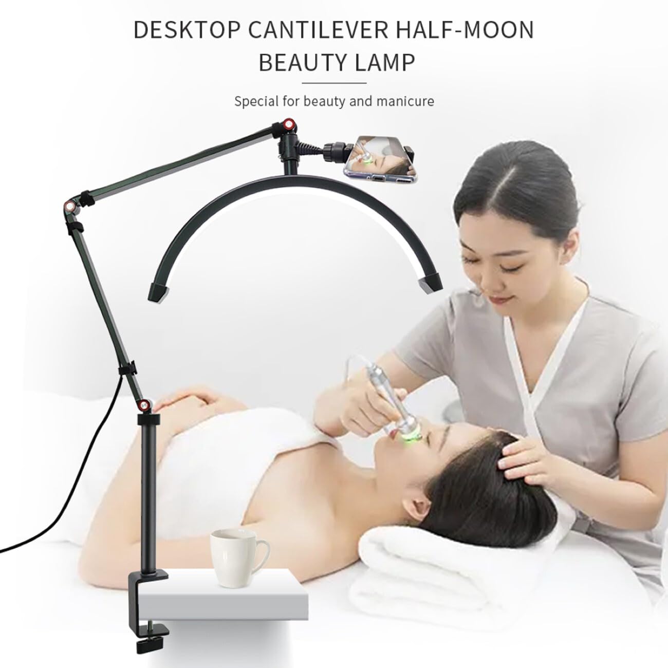 Faltbares Beauty Light LED Lampe für zB. Wimpern Gesichtsschönheit Augenbrauen