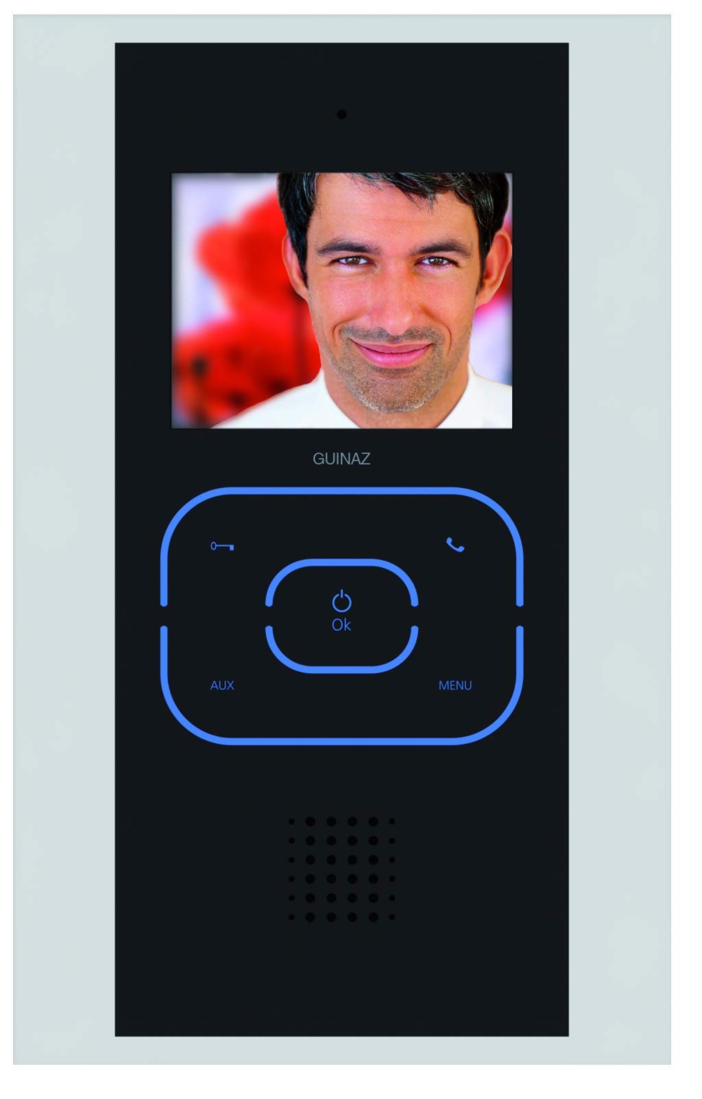 Moniteur tactile couleur mains libres intégré écran interphone mural - 3