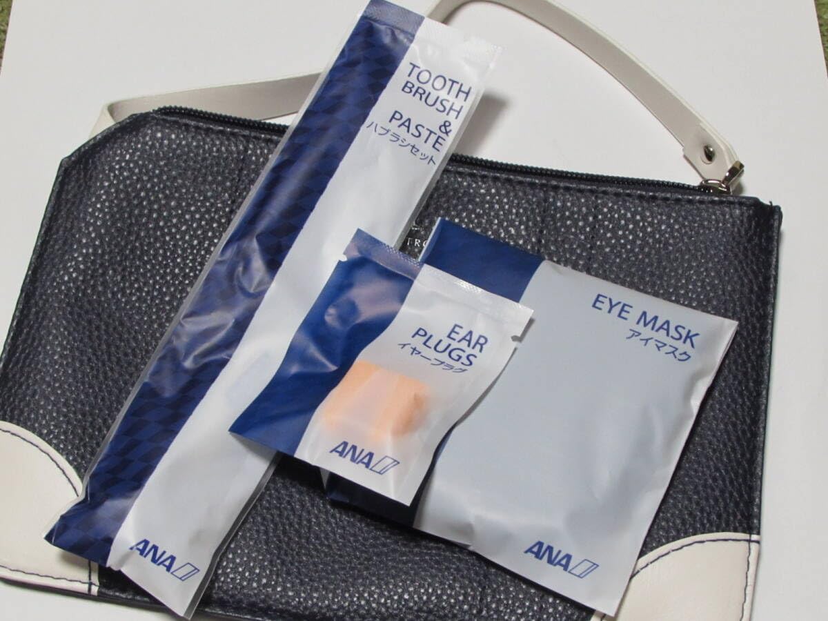 Amazon.co.jp: 185円 ANA ビジネスクラス グローブトロッター ポーチ