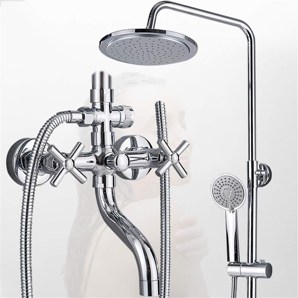 Mitigeurs de douche à effet pluie pour une salle de bain relaxante avec option baignoire