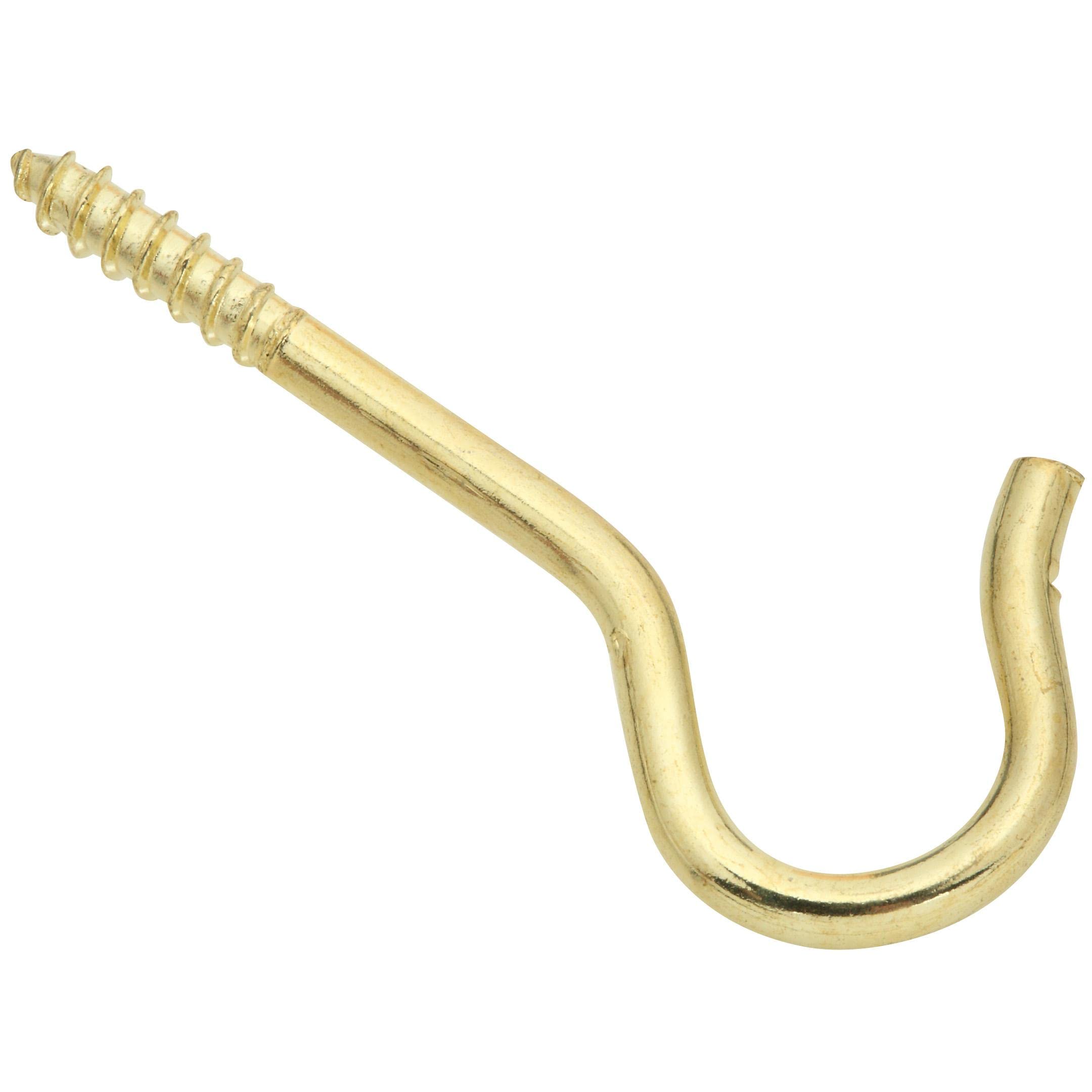 National Mfg. 6.4cm Brass Ceiling Hook N274936