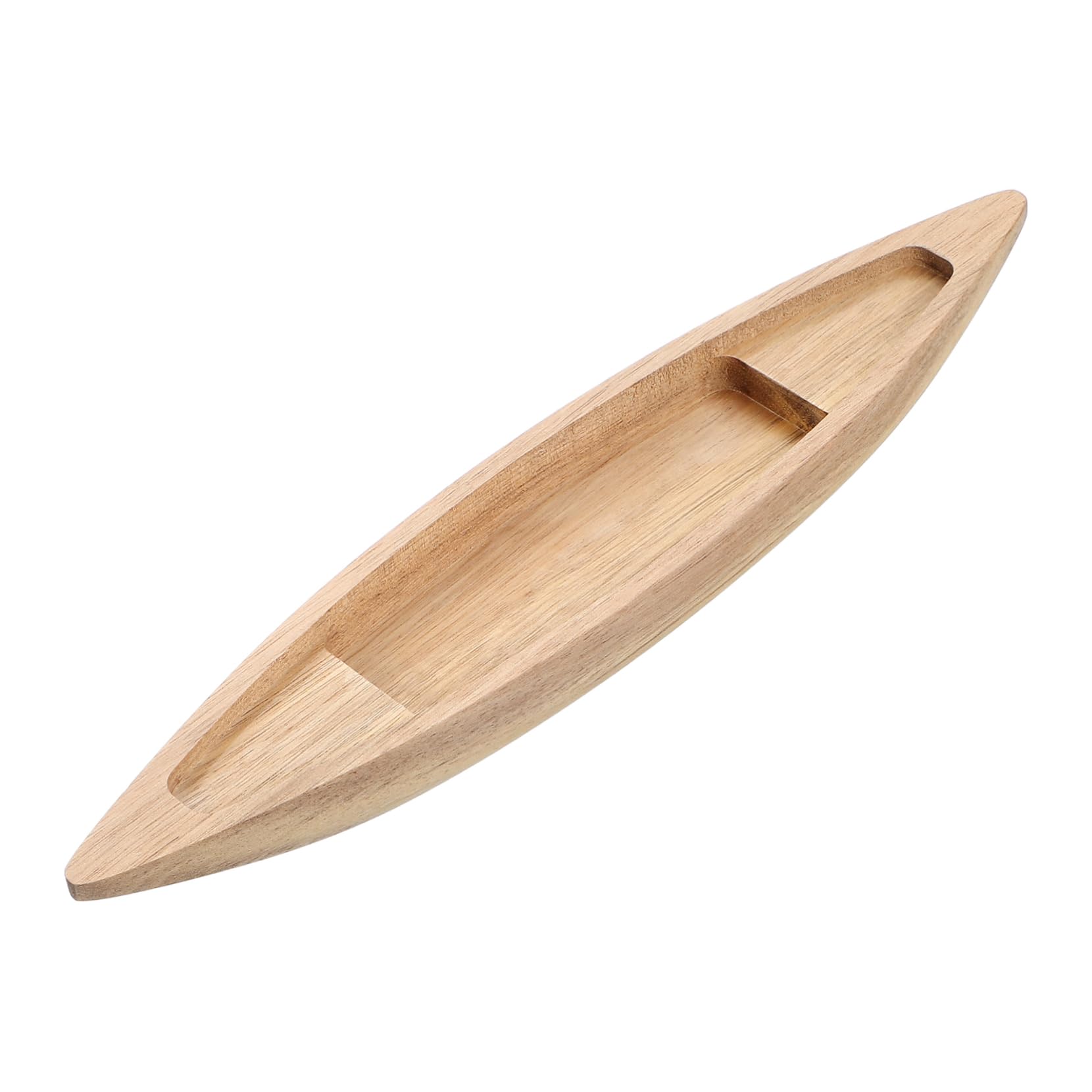 Vaguelly Unfinished Wooden Boat Model for Crafting Decorative Boat Sculpture for Home Office DIY Projects Sturdy Material with Detailing