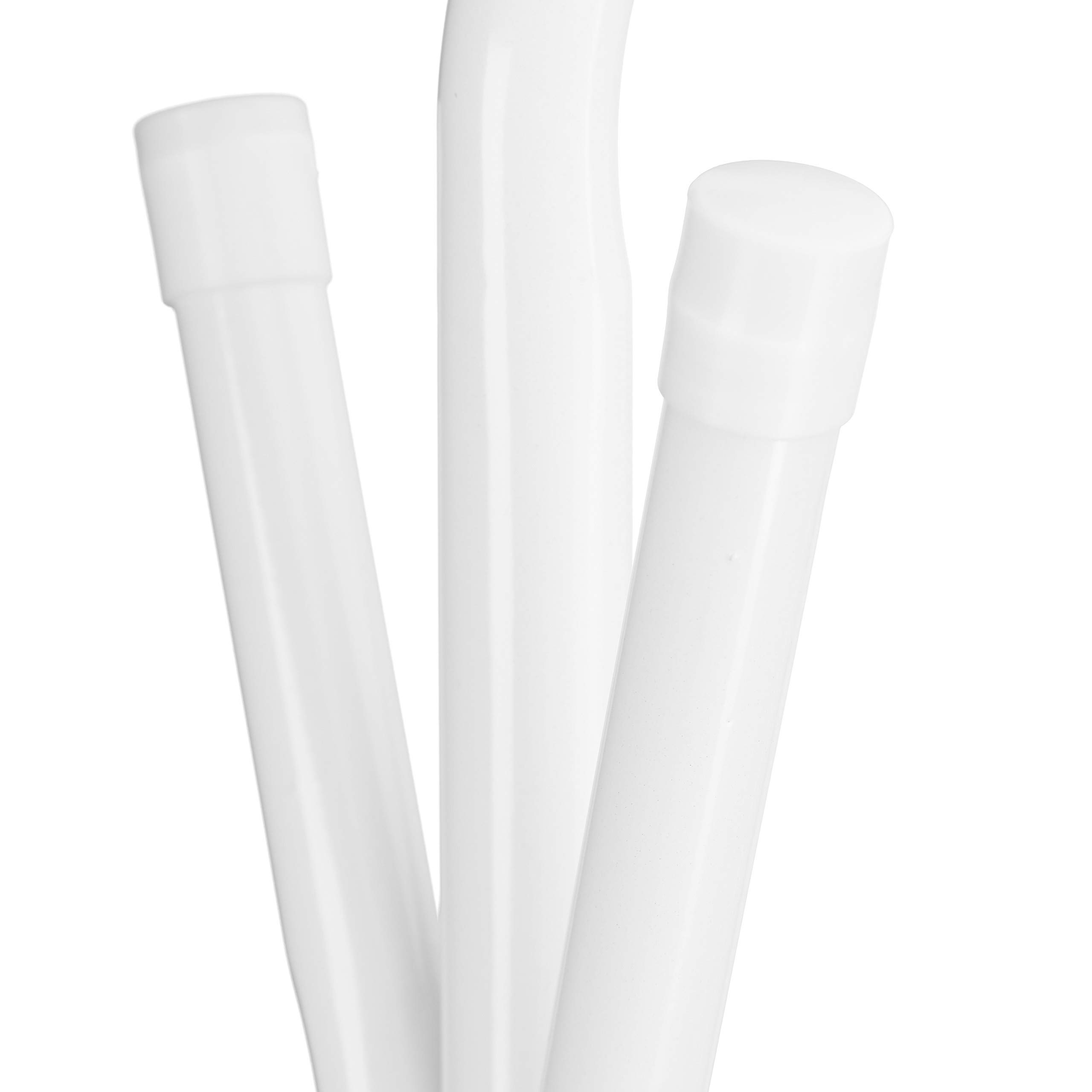 Relaxdays Perchero Burro Metálico con Barra, 2 Estantes y 4 Ganchos, Recibidor, Hierro, 1 Ud., 158 x 60 x 33 cm, Blanco