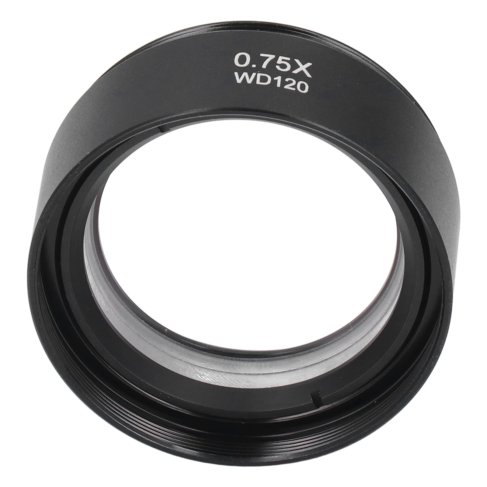 YWBL-WH Lente Barlow para Microscopio 0,75X, Interfaz M48, Distancia de Trabajo de 120mm con Revestimiento Antirreflectante FMC para Microscopios Estéreo