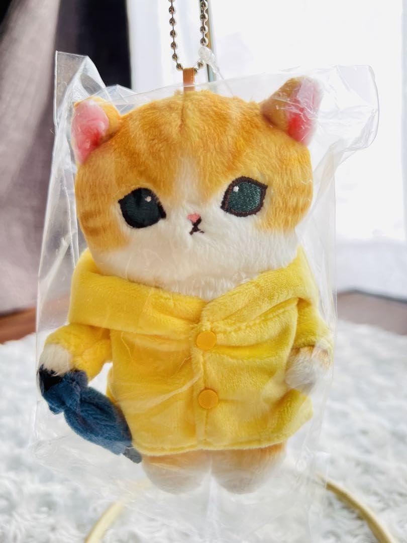 mofusand ぽわぽわ長毛種 マスコット カタツムリ レインコート カエル mofusand ぽわぽわ長毛種 マスコット カタツムリ レインコート