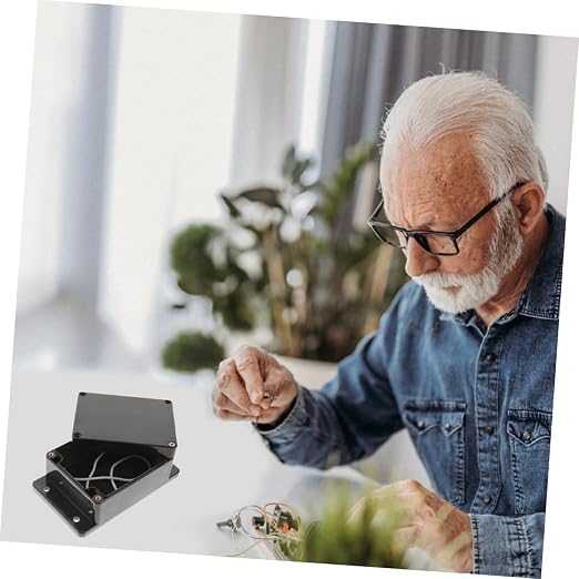Caja de conexión eléctrica impermeable 2 piezas miniatura 5