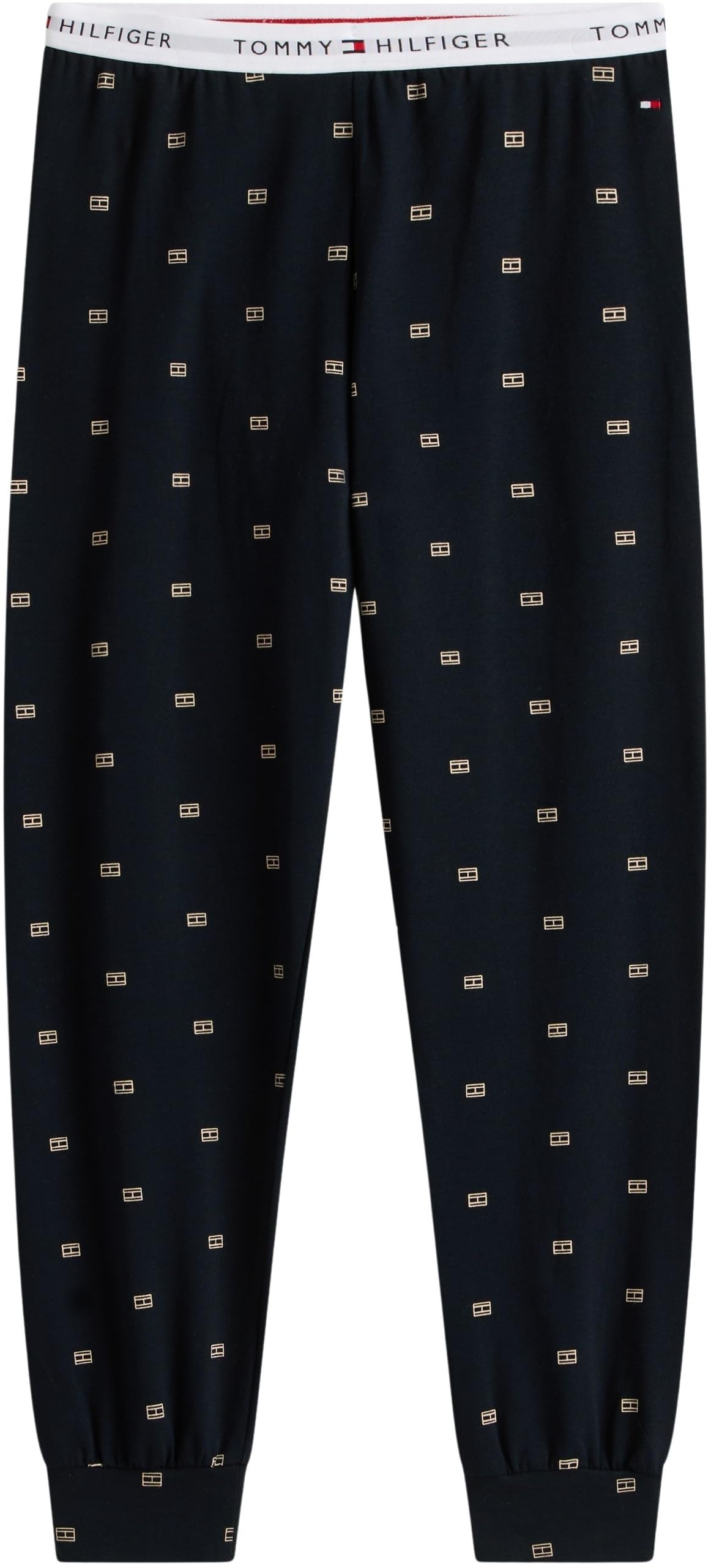 Tommy Hilfiger Bambino Set Pigiama Cuffed Print Maniche Lunghe