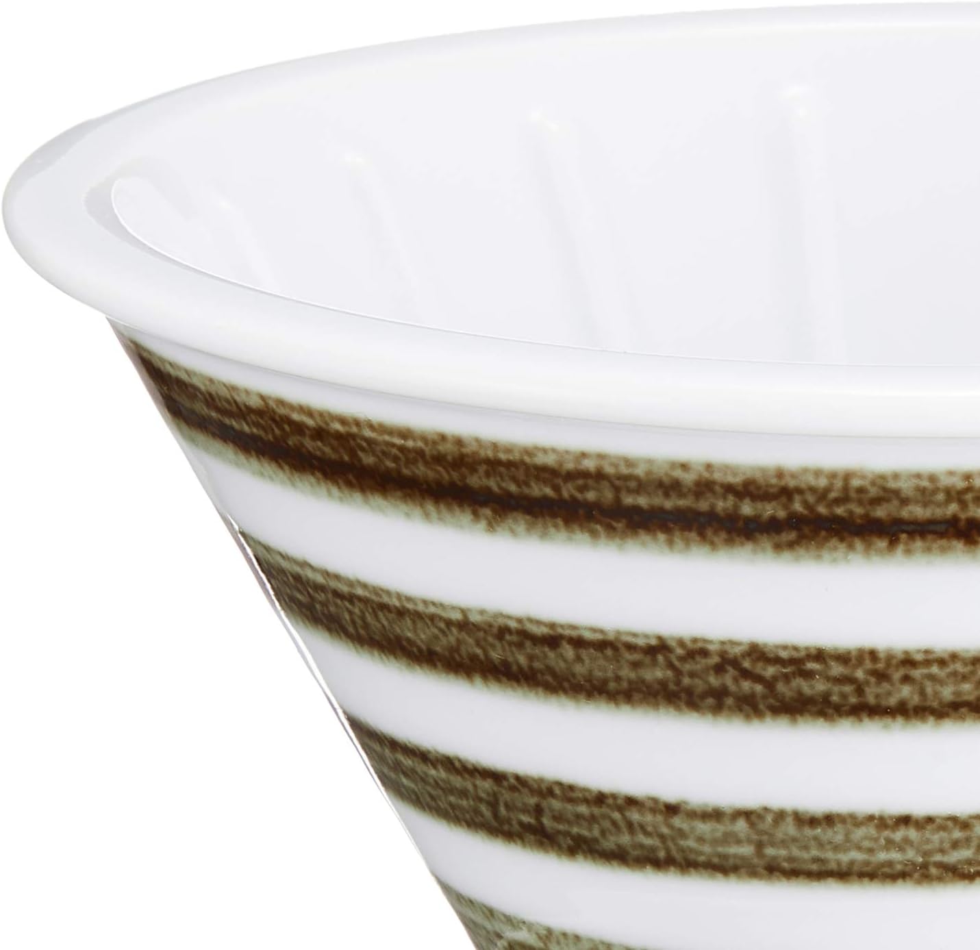 西海陶器(Saikaitoki) Saikai Pottery Hasami Ware Essence es Dripper Border BN 4.7 inches (12 cm)