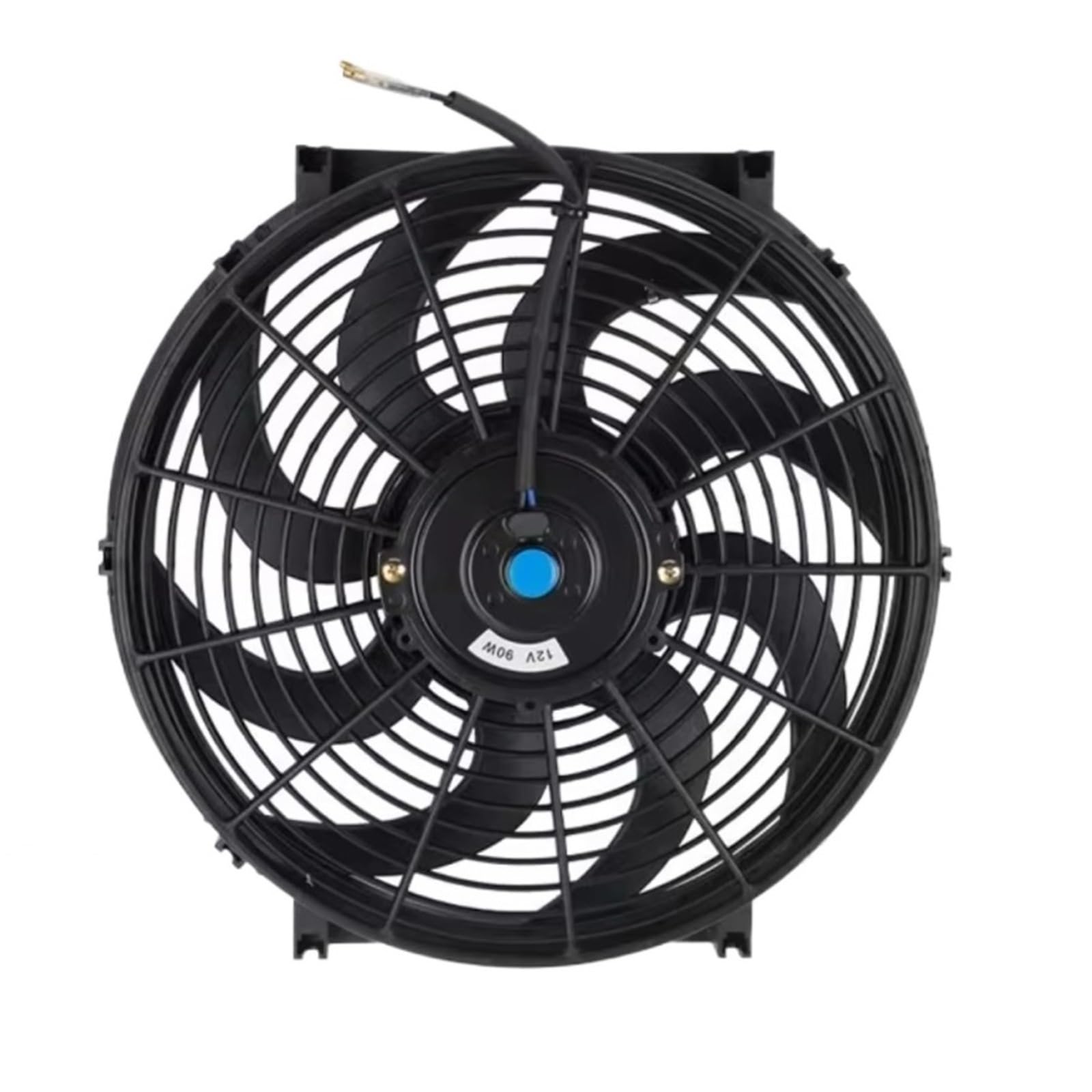 Universale 7/9/10/12/14/Pollici 12V 80W 2100RPM Auto Aria Motore Cabina Ventola Di Raffreddamento Del Radiatore Con Lame Elettrico Kit Di Raffreddamento Elettrico Radiatore Per Auto(12inch)