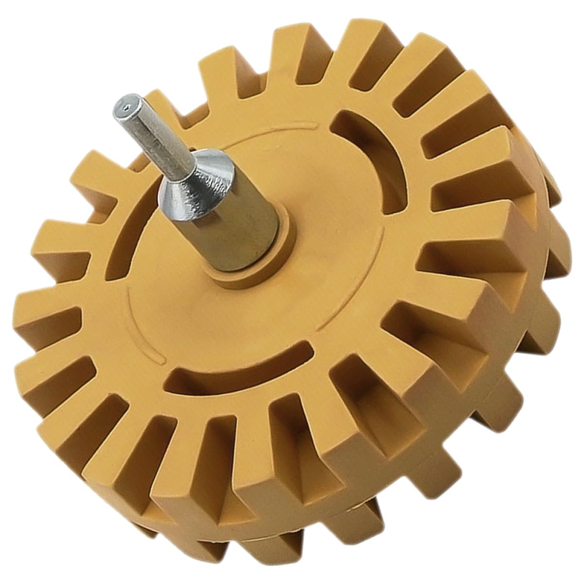 Lurrose 4 Pezzi Rimuovere la ruota di gomma striscia di ruota a disco rimuovi colla per auto decalcomania per auto gomma da cancellare per trapano ruota di gomma pneumatica Gomma speciale