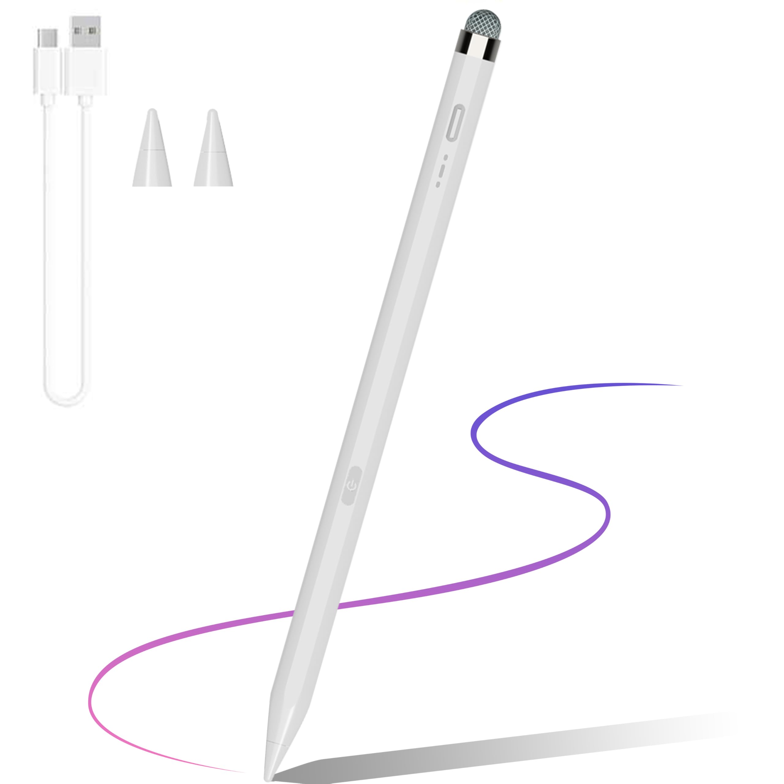 for Fire Max 11 Pen Dual-Tip Pencil, Fire HD 10/8/7 Stylus, Touch Screen Pen (White)