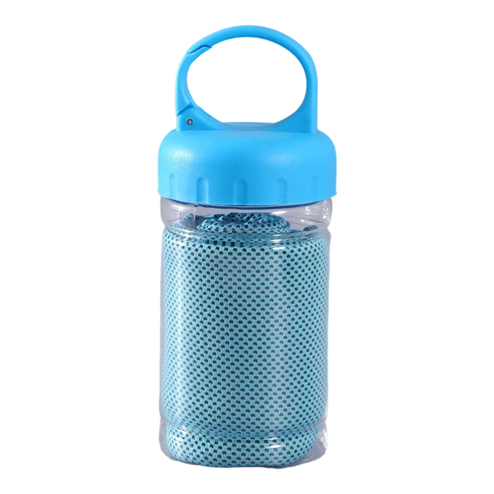 XIGACGEH Cooling Towel 11.8x39Inch Dry Breathable Sweat Towel with Bottle for Gym Workout Running Hiking Camping Swimming Dry Gym Polyester Running Fitness