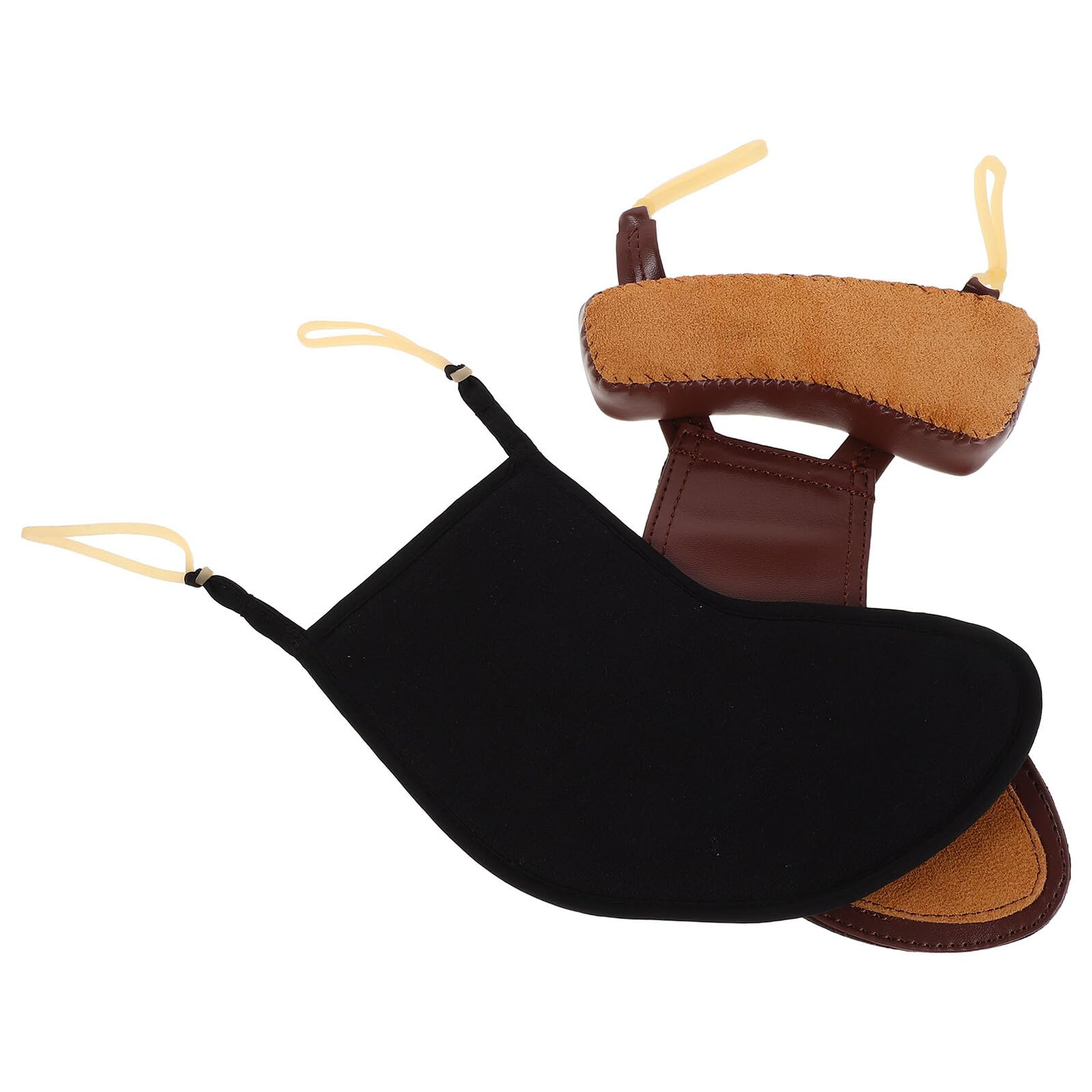 Abaodam 2 Almohadillas para Violín 3/4-4/4 Hombreras y Almohadilla para Barbilla de Algodón y Piel de Oveja Soporte Antideslizante para Músico Accesorios para Práctica y Conciertos