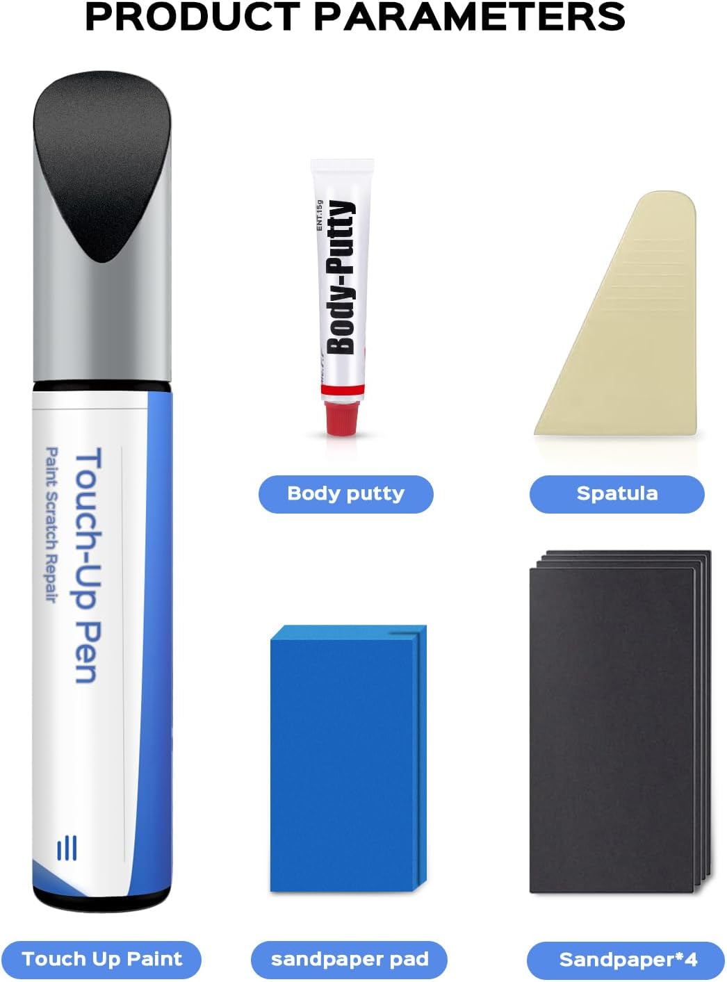 475 Black Sapphire Metallic Touch Up Paint Repair Kit Compatible with BMW - DIY Kit Exactly Matches Chips and Nicks