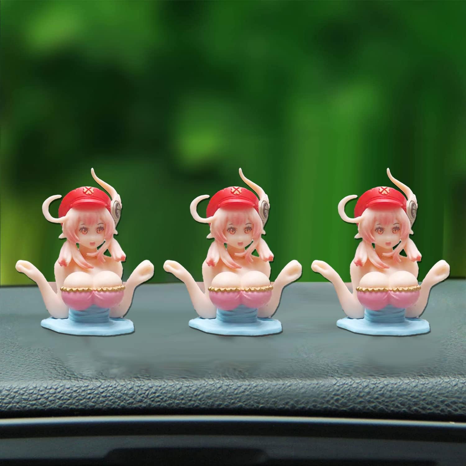 2023 Kawaii Shaking Chest Ornaments,Anime Beautiful Girl