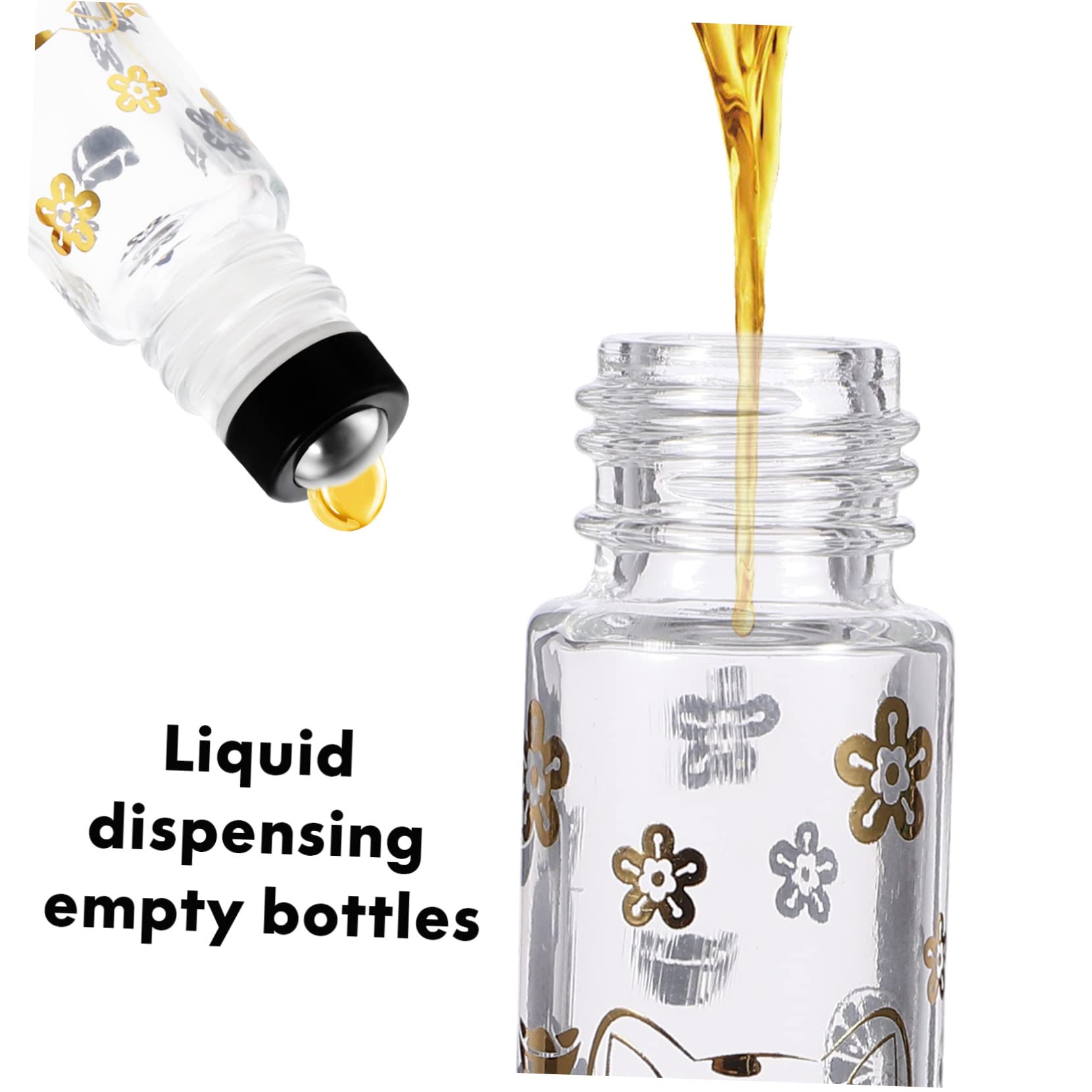 FRCOLOR 3 Sätze Rollerflasche Sprühflaschen Spender Reiseparfümflasche Reinigungssprühflasche Wasserflasche Parfüm-reiseflasche Mini-parfümflasche Parfümflaschen Leer Glas 12 Stück * 3