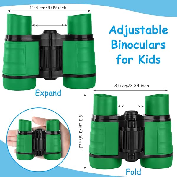 OSDUE Kids Telescope - 4x30 High Resolution Binoculars for Kids' Educational Learning and Outdoor Sports Play, Gifts for Age 3-12 Boys and Girls - 2