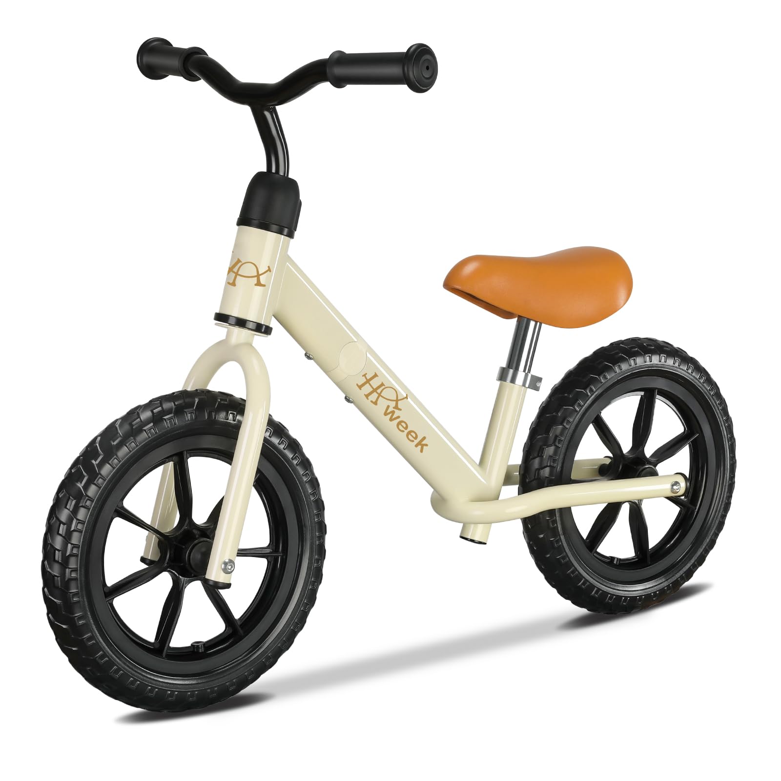 Toddler Balance Bike 12” No Pedal Training Bicycle for Kids 24 Months to 5 Years Tool-Free Adjustments Seat and Handlebar Best Gift for 2-5 Boys Girls