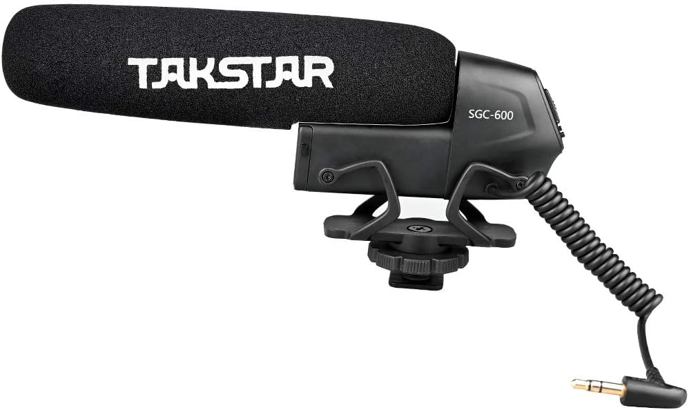 Nеw Arrіvаlѕ Takstar SGC-600 Camera Microphone, Universal Shotgun Microphone for iPhone, Android Phone, Canon/Nikon/Sony Camera&Camcorder, Video Mic with Shock Mount, Windscreen and 3.5mm Jack