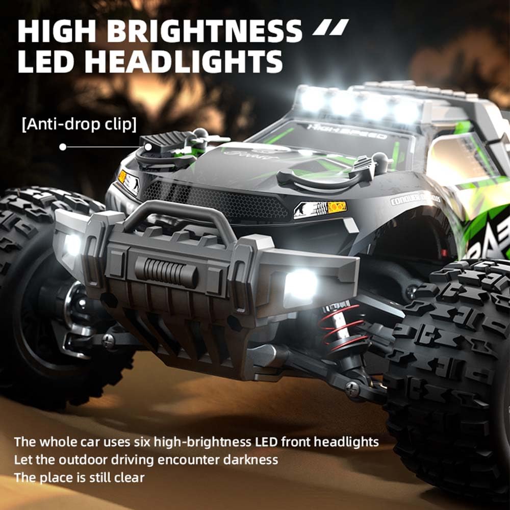 X-Verse SG118MAX 1:18 Auto telecomandata, 60KM/H RC ad alta velocità impermeabile Offroad con motore Brushless, 4WD Off Road Race Buggy per adulti, 3 batterie
