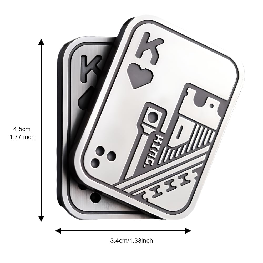 Curseur Magnétique Métal AOEVUIR – Jouet Fidget Poker – Antistress Et Concentration – Compact Et Portable