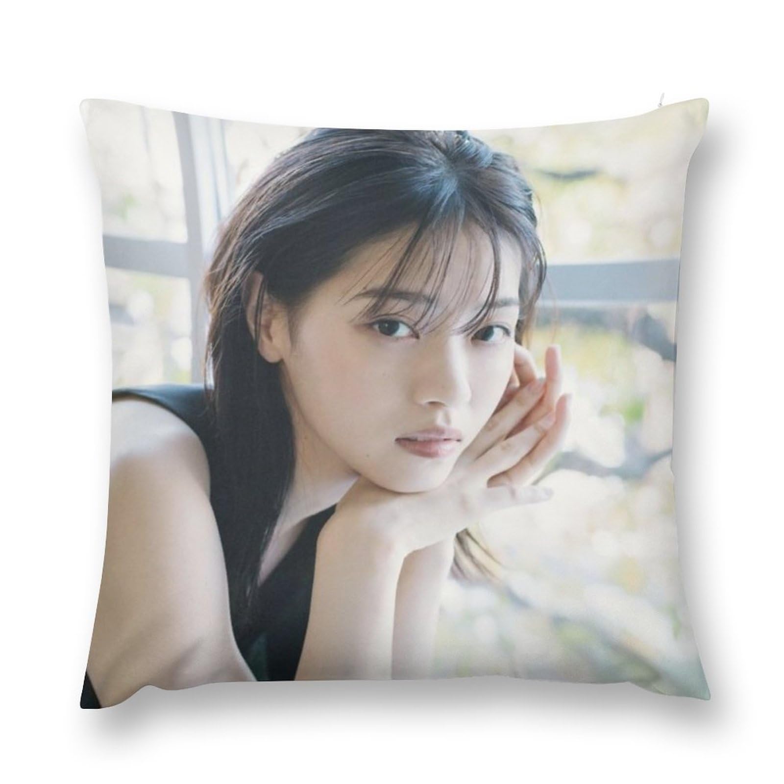 Amazon｜西野七瀬 枕カバー ク ッションカバー 正方形の枕の袖