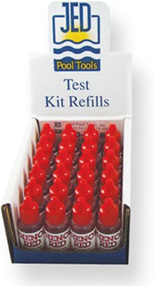 Jed Pool 00-231-B 0.5 OZ Phenol Red pH Test Kit Refill 00-231-B - Pack of 24