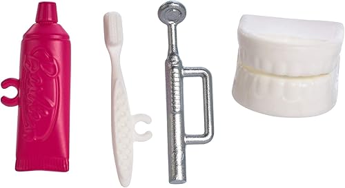 Miniatura 4 de Barbie Muñeca y juego de dentista, pelo negro