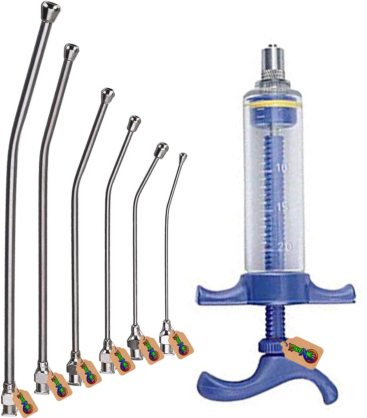 DreamAuro Adjustable Hand Feeding Syringe with Full Kit for Birds (20 ml) (B081Z6V781) Amazon Price History, Amazon Price Tracker