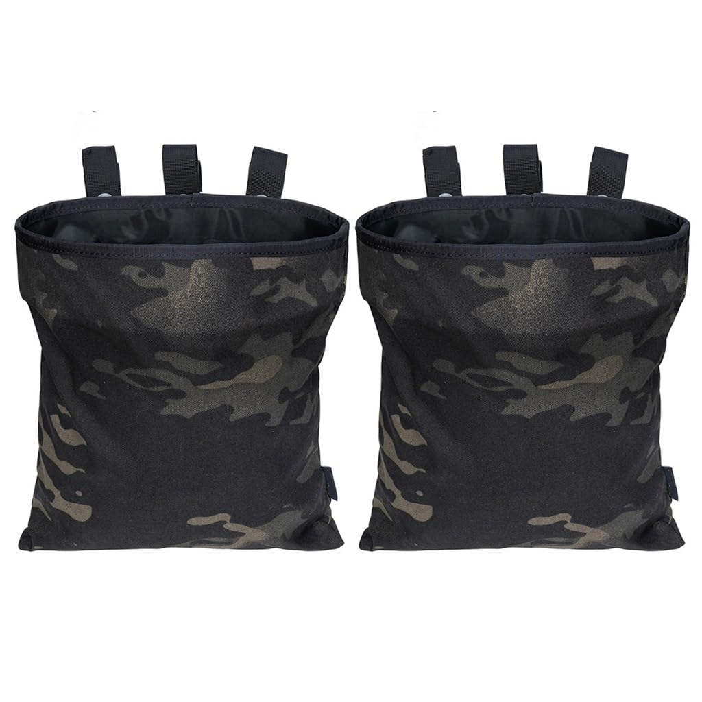 Marsupio Tattico Molle Zaino Da Cintura Per Sport All'aperto, Coulisse Pieghevole Multiuso Riciclare Sacchetti Borsa Di Recupero Per La Caccia, Utilità Attrezzo Custodia