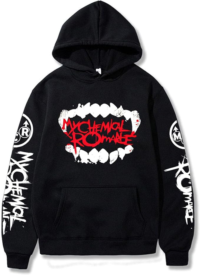 My Chemical Romance Hoodies Unisex Black Parade Punk Emo Rock