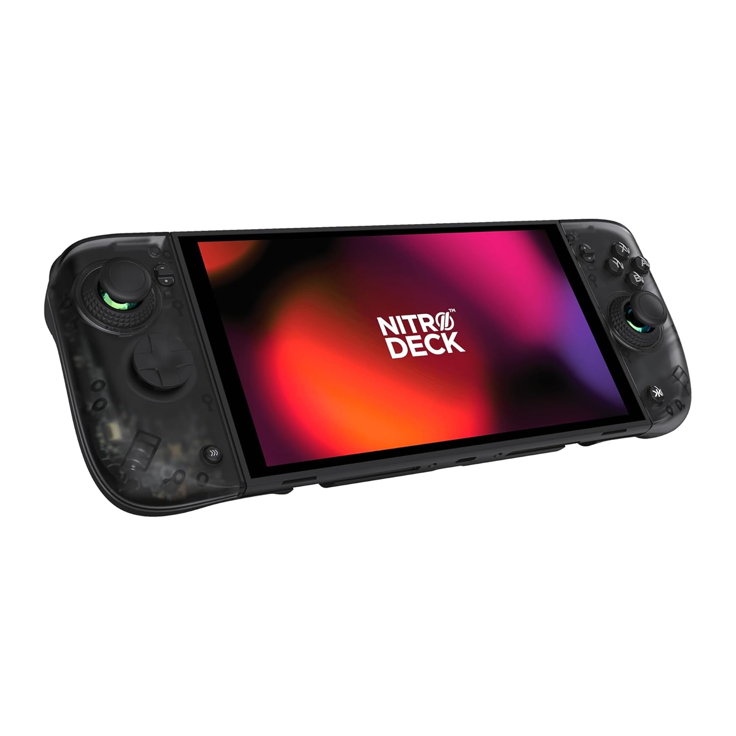 CRKD Nitro Deck 2 - Handheld Grip & Pro Controller for Nintendo Switch 2, Switch OLED & Nintendo Switch - No Stick Drift (Black Edition)