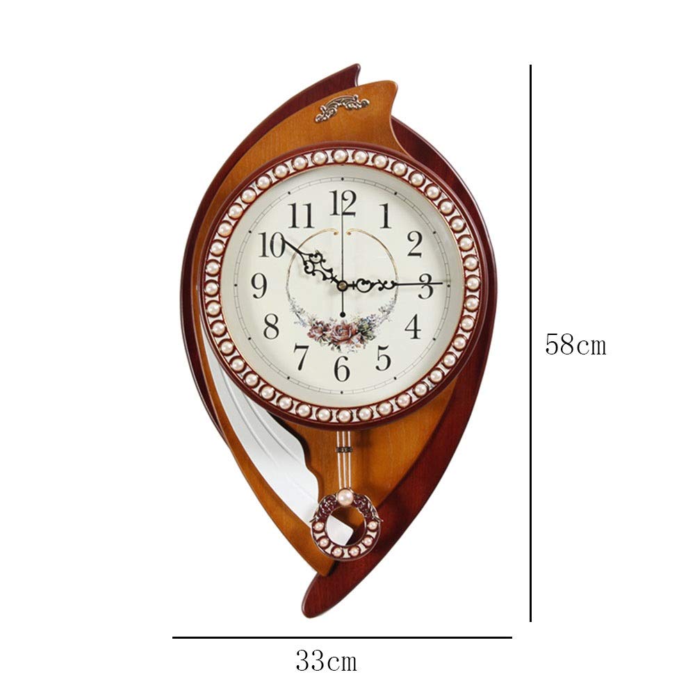 Allen Designs C602 Horloge Chat Cœur Resine 33 Cm Pendules Murales Decoration De La Maison