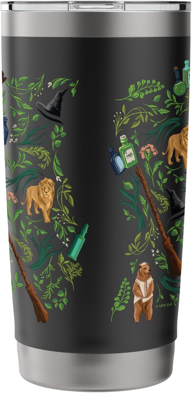 Wicked: For Good All Over Print Enchanted Forest Stainless Steel Insulated Tumbler - Image 4