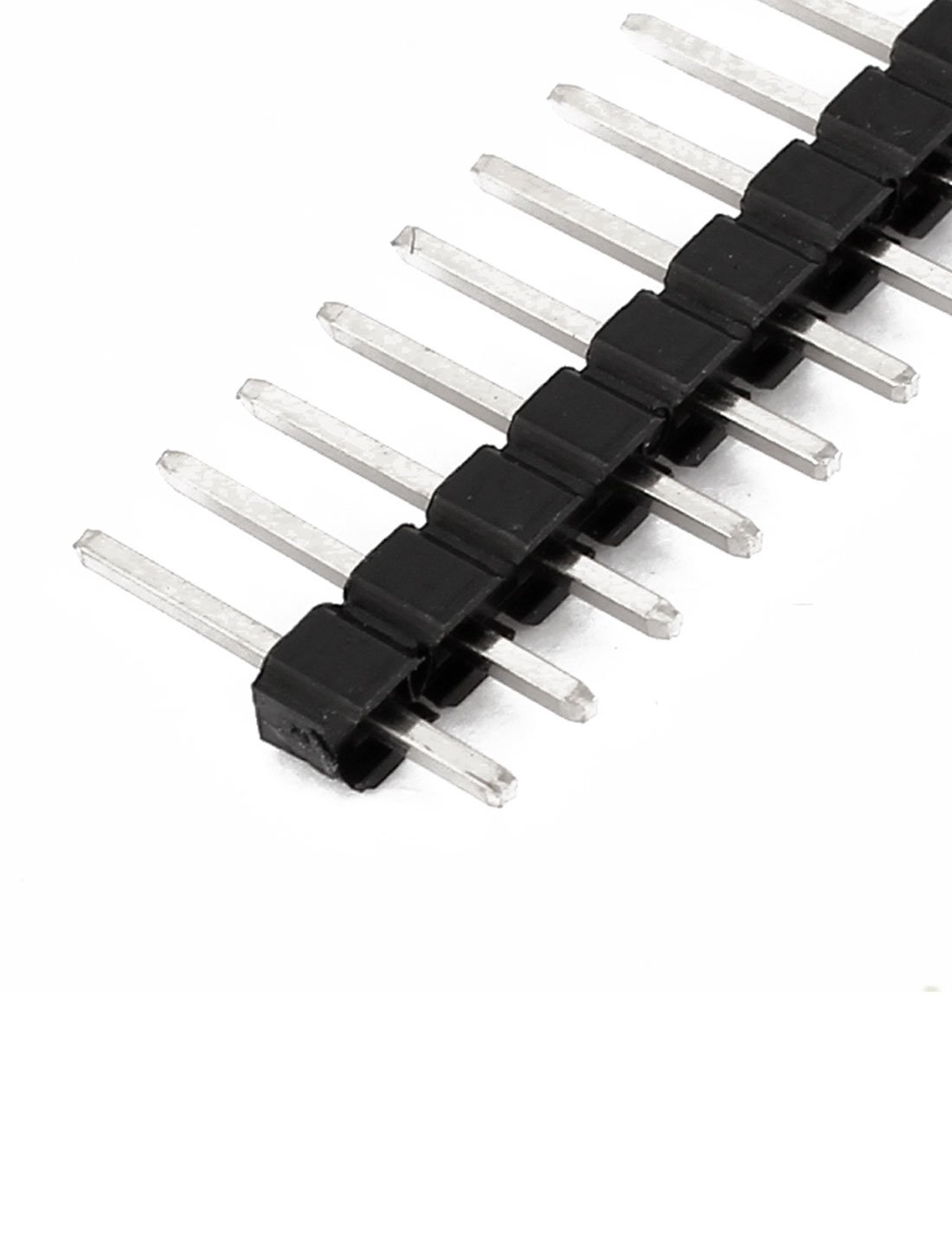 Aexit 10 Pcs Audio & Video Accessories 40 Positions Double Row Straight Pin Header Connectors & Adapters Connector Black