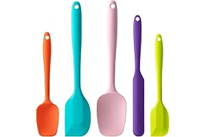 Multicolor Silicone Spatula Set: Your Culinary Companion for Seamless Mixing and Baking